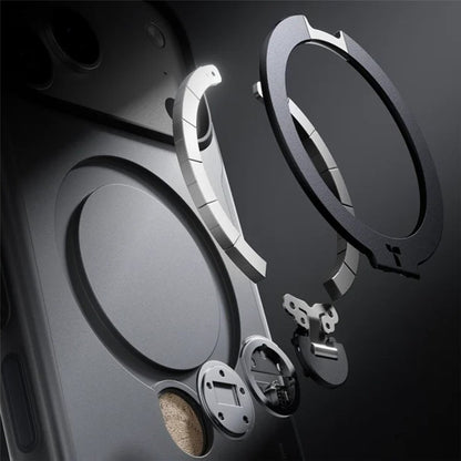 TORRAS Ostand Q3 Air Pro Series for iPhone 17 Pro Max Magnetic Case Rotating Kickstand Shockproof PC + TPU Phone Cover