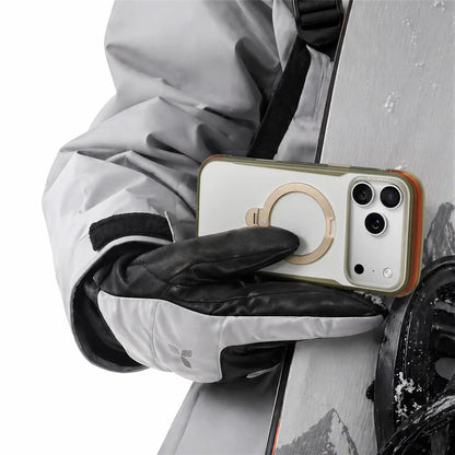 TORRAS Ostand Q3 Air Pro Series for iPhone 17 Pro Max Magnetic Case Rotating Kickstand Shockproof PC + TPU Phone Cover