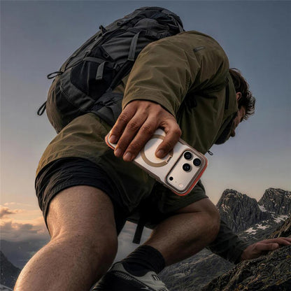 TORRAS Ostand Q3 Air Pro Series for iPhone 17 Pro Max Magnetic Case Rotating Kickstand Shockproof PC + TPU Phone Cover