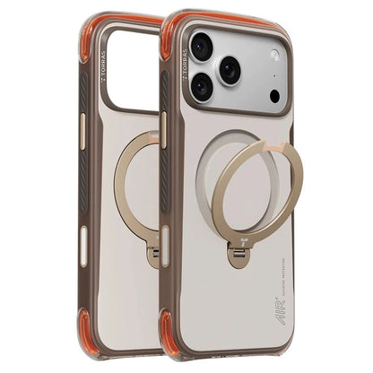 TORRAS Ostand Q3 Air Pro Series for iPhone 17 Pro Max Magnetic Case Rotating Kickstand Shockproof PC + TPU Phone Cover