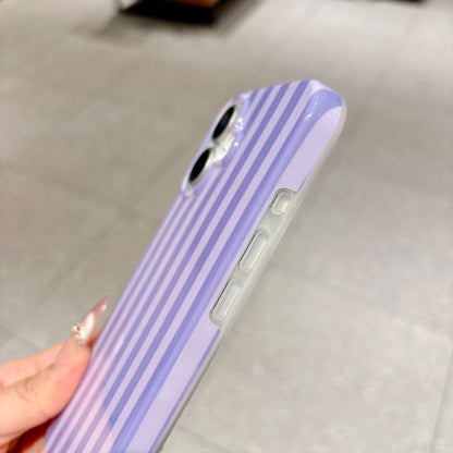 For iPhone 17 Case IMD Stripe TPU Full Coverage Shockproof Phone Protective Cover