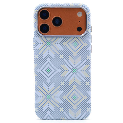 For iPhone 17 Pro Max Magnetic Case Compatible with MagSafe Carbon Fiber Texture Water Transfer PC Phone Cover