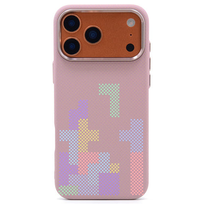 For iPhone 17 Pro Max Magnetic Case Compatible with MagSafe Carbon Fiber Texture Water Transfer PC Phone Cover