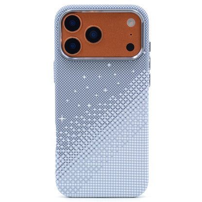 For iPhone 17 Pro Magnetic Case Compatible with MagSafe Carbon Fiber Texture Water Transfer PC Phone Cover