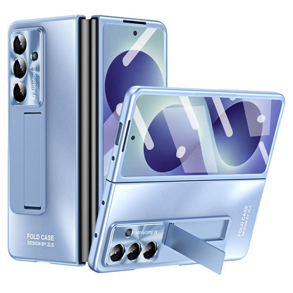 For Samsung Galaxy Z Fold8 Ultra Case Kickstand Matte PC Phone Cover with Tempered Glass Film