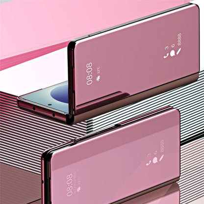 For Samsung Galaxy Z Fold8 Ultra Case Electroplating View Window Stand Leather Phone Cover