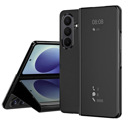 For Samsung Galaxy Z Fold8 Ultra Case Electroplating View Window Stand Leather Phone Cover