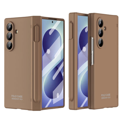 For Samsung Galaxy Z Fold8 Ultra Case Folding PC Phone Cover with Stylus / Tempered Glass Film