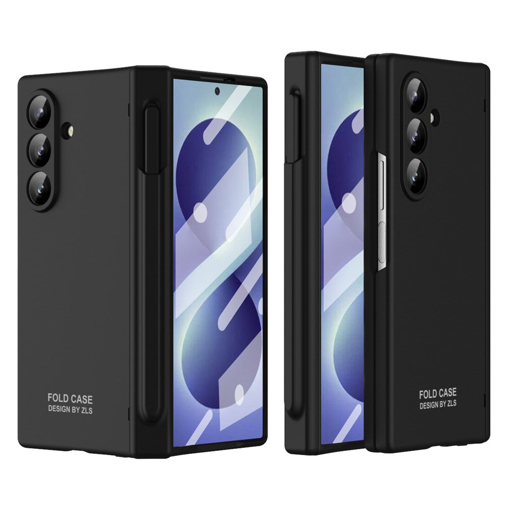 For Samsung Galaxy Z Fold8 Ultra Case Folding PC Phone Cover with Stylus / Tempered Glass Film