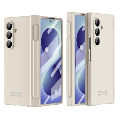 For Samsung Galaxy Z Fold8 Ultra Case Folding PC Phone Cover with Stylus / Tempered Glass Film