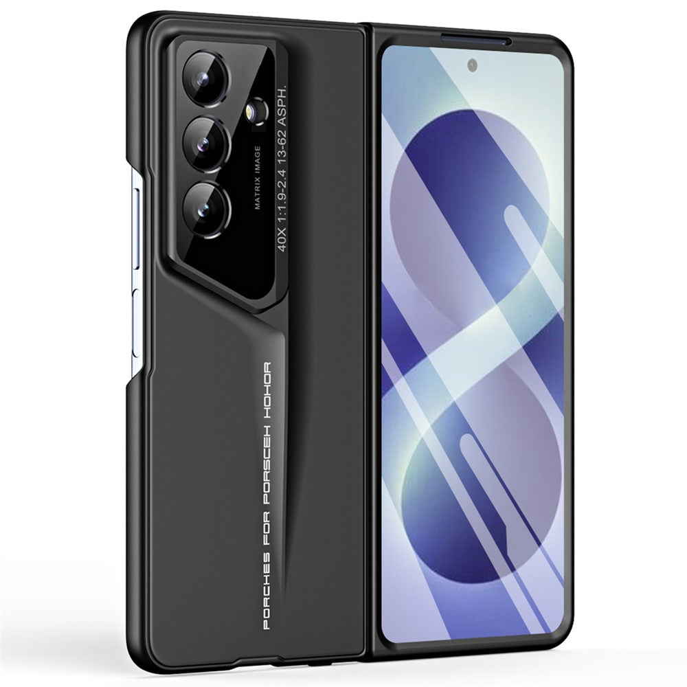 For Samsung Galaxy Z Fold8 Ultra Case PC Hard Phone Cover with Tempered Glass Film