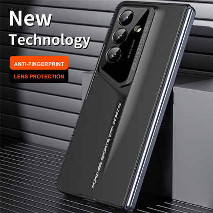 For Samsung Galaxy Z Fold8 Ultra Case PC Hard Phone Cover with Tempered Glass Film