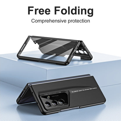 For Samsung Galaxy Z Fold8 Ultra Case PC Hard Phone Cover with Tempered Glass Film