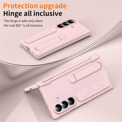 For Samsung Galaxy Z Fold8 Ultra Case Kickstand Dual Hinge PC Phone Cover with Tempered Glass Film / Stylus