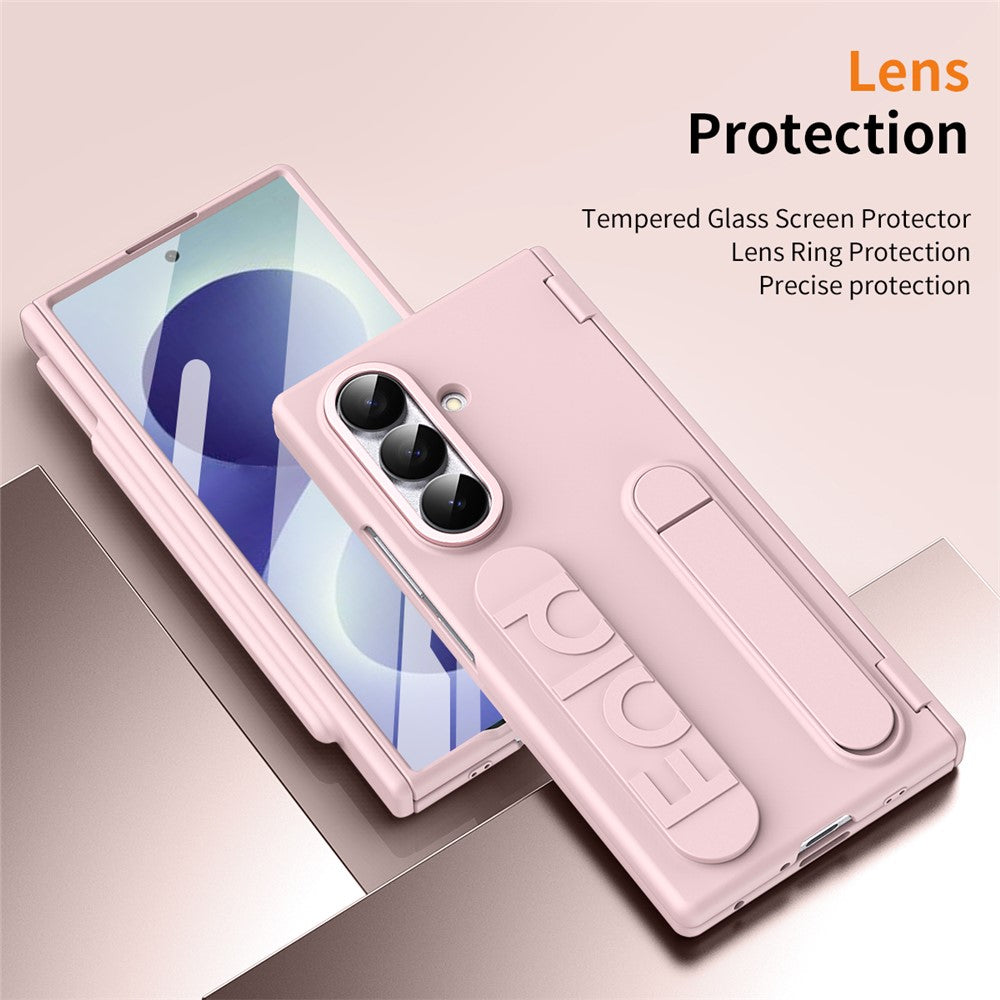 For Samsung Galaxy Z Fold8 Ultra Case Kickstand Dual Hinge PC Phone Cover with Tempered Glass Film / Stylus