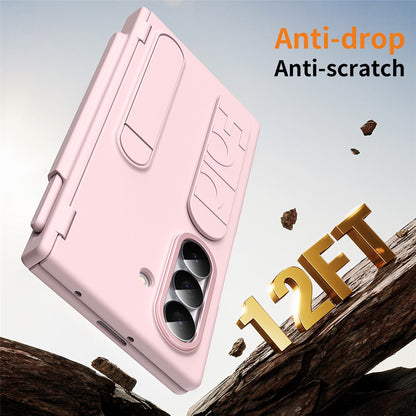 For Samsung Galaxy Z Fold8 Ultra Case Kickstand Dual Hinge PC Phone Cover with Tempered Glass Film / Stylus