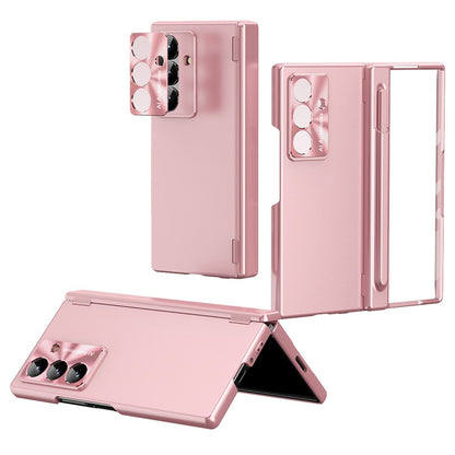 For Samsung Galaxy Z Fold8 Ultra Case with Tempered Glass Film / Stylus , Dual Hinges PC Phone Cover