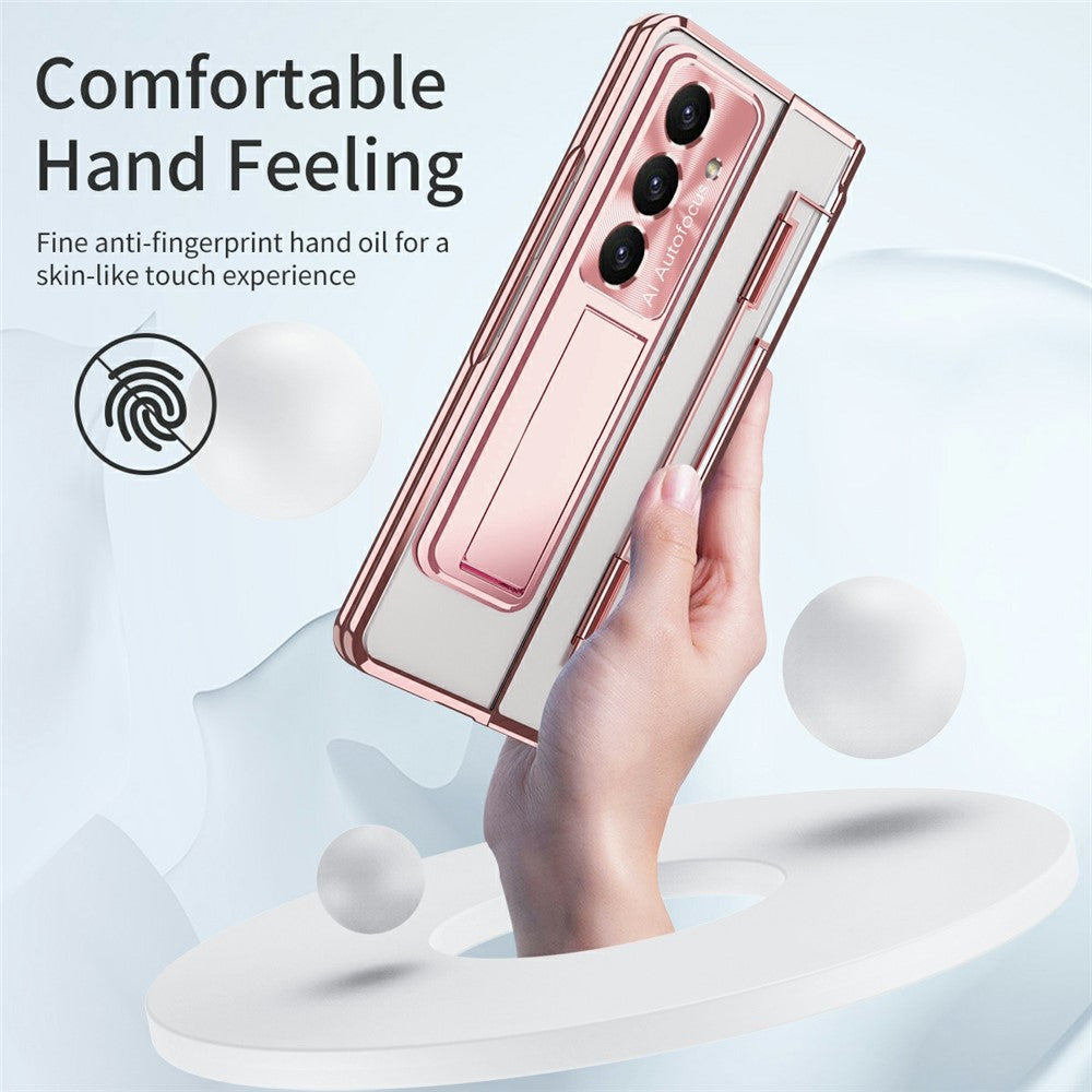 For Samsung Galaxy Z Fold8 Ultra Case Kickstand Hard PC Phone Cover with Screen Film