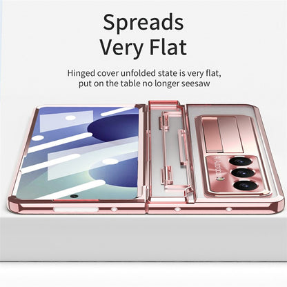For Samsung Galaxy Z Fold8 Ultra Case Kickstand Hard PC Phone Cover with Screen Film