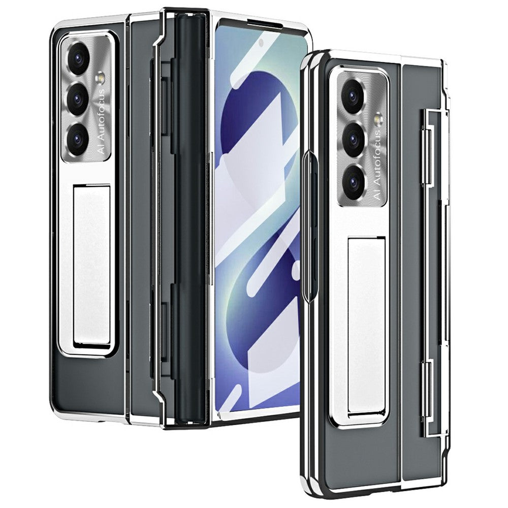 For Samsung Galaxy Z Fold8 Ultra Case Kickstand Hard PC Phone Cover with Screen Film