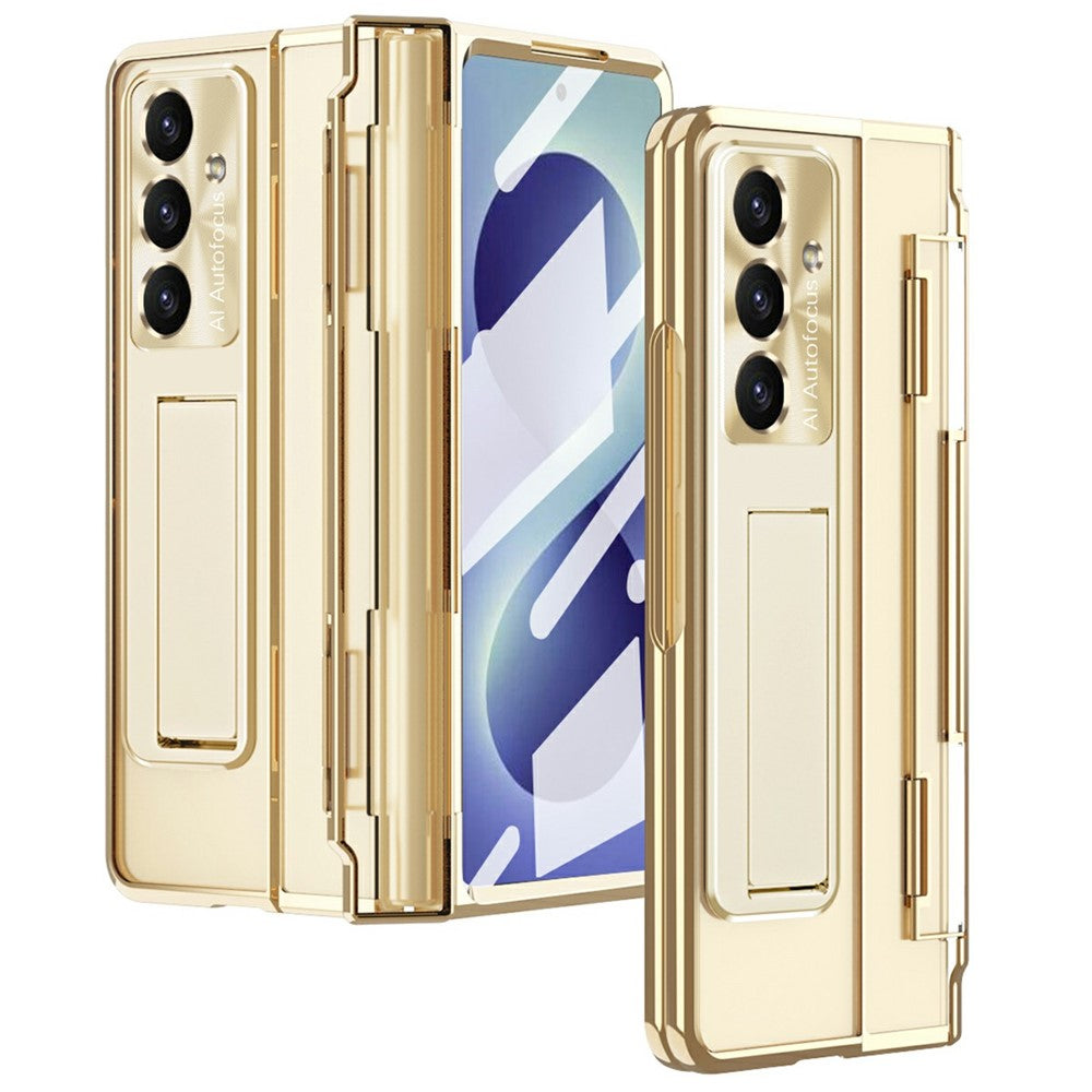 For Samsung Galaxy Z Fold8 Ultra Case Kickstand Hard PC Phone Cover with Screen Film
