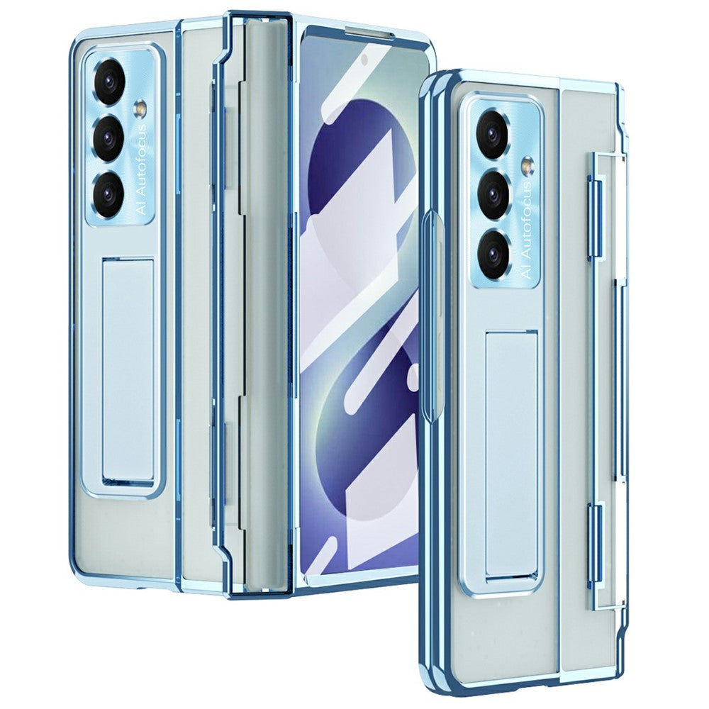 For Samsung Galaxy Z Fold8 Ultra Case Kickstand Hard PC Phone Cover with Screen Film