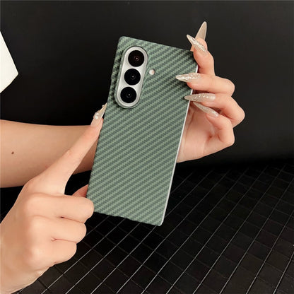 For Samsung Galaxy Z Fold8 Ultra Magnetic Case Carbon Fiber Texture PC Phone Cover with Screen Protector