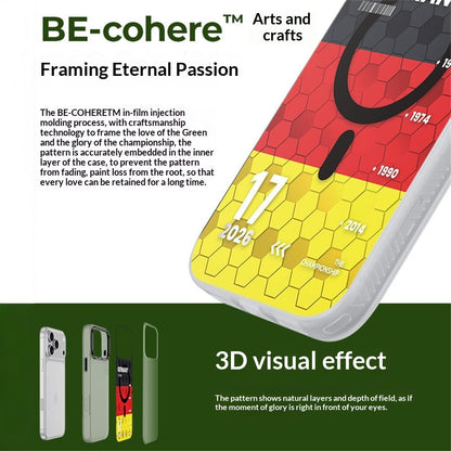 BENKS D3 for iPhone 17 Pro Magnetic Case Football Theme TPU Shockproof Phone Cover