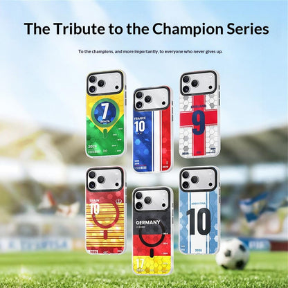 BENKS D3 for iPhone 17 Pro Magnetic Case Football Theme TPU Shockproof Phone Cover