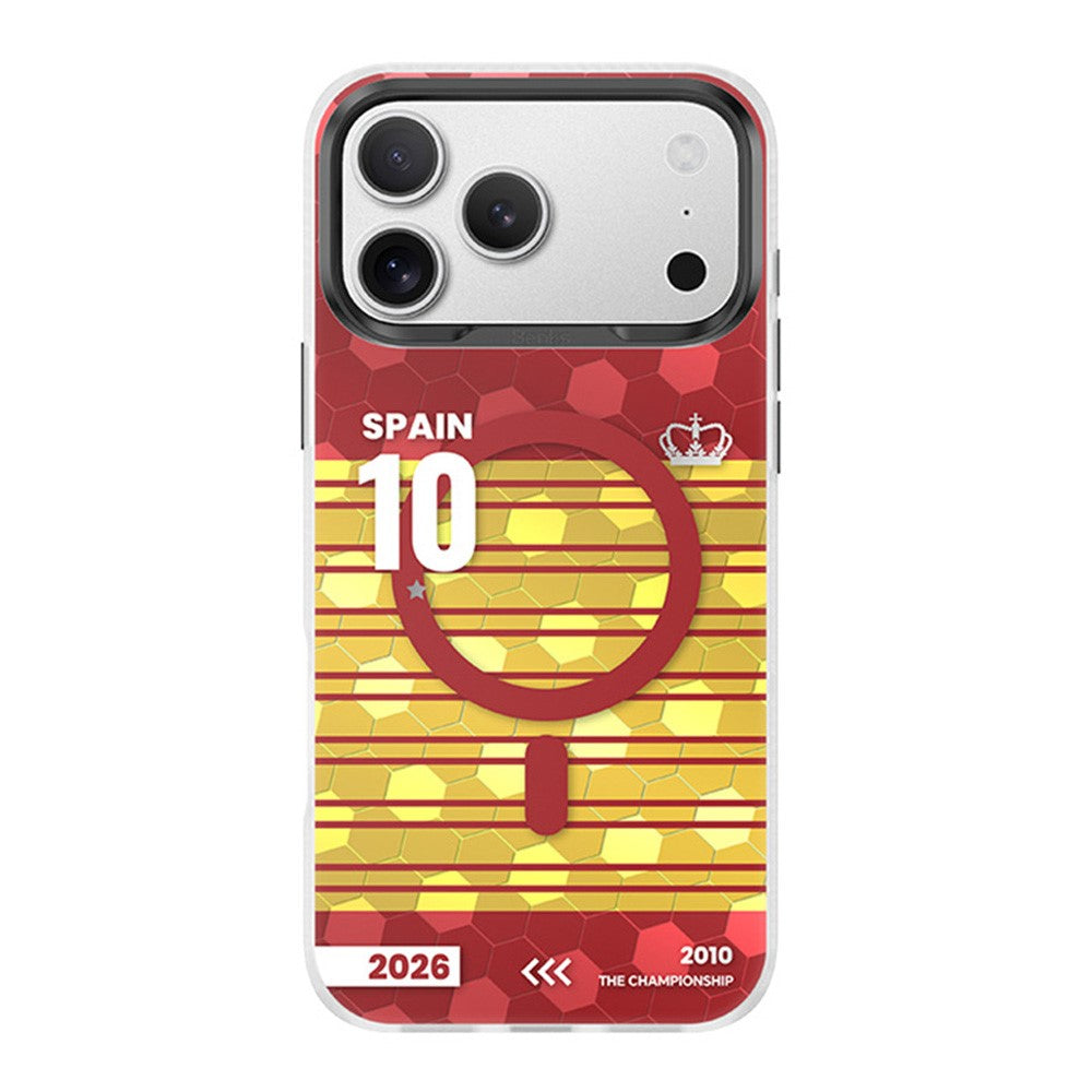 BENKS D3 for iPhone 17 Pro Magnetic Case Football Theme TPU Shockproof Phone Cover
