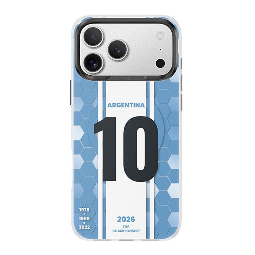 BENKS D3 for iPhone 17 Pro Magnetic Case Football Theme TPU Shockproof Phone Cover