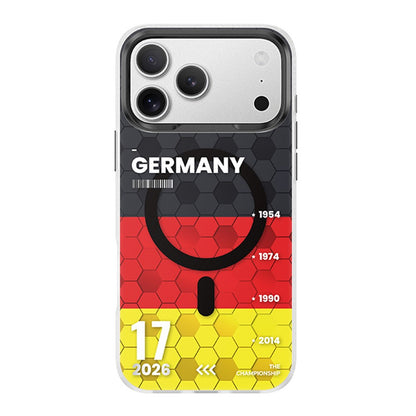 BENKS D3 for iPhone 17 Pro Magnetic Case Football Theme TPU Shockproof Phone Cover