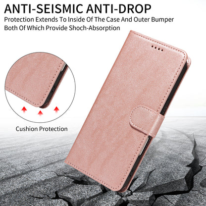 For iPhone 16 Pro Max Case with Wrist Strap RFID Blocking Wallet Cowhide Texture Leather Phone Cover