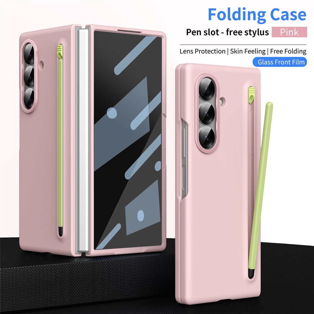 For Samsung Galaxy Z Fold8 Ultra Case Hard PC Protective Phone Cover with Tempered Glass Film and Stylus