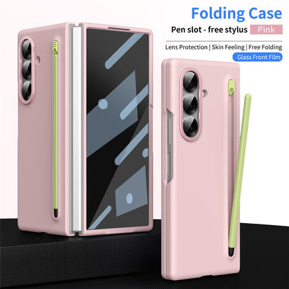 For Samsung Galaxy Z Fold8 Ultra Case Hard PC Protective Phone Cover with Tempered Glass Film and Stylus