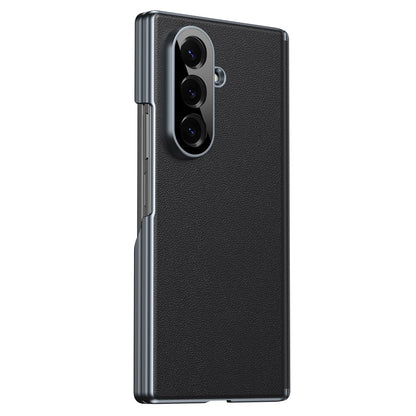 For Samsung Galaxy Z Fold8 Ultra Case Dual-Axis Hinge PU Leather Hard PC Folding Phone Cover