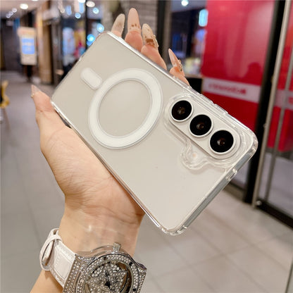 For Samsung Galaxy S26+ Magnetic Case Slim Soft TPU Crystal Clear Phone Cover