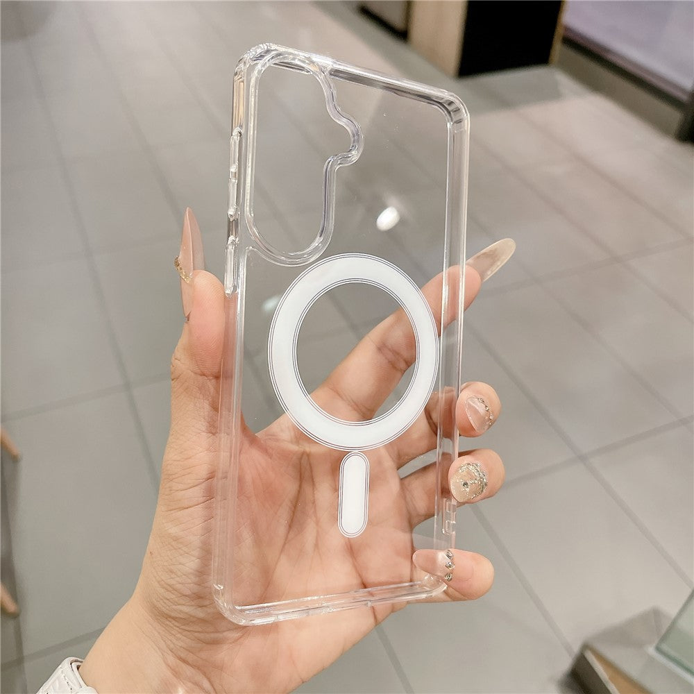 For Samsung Galaxy S26+ Magnetic Case Slim Soft TPU Crystal Clear Phone Cover
