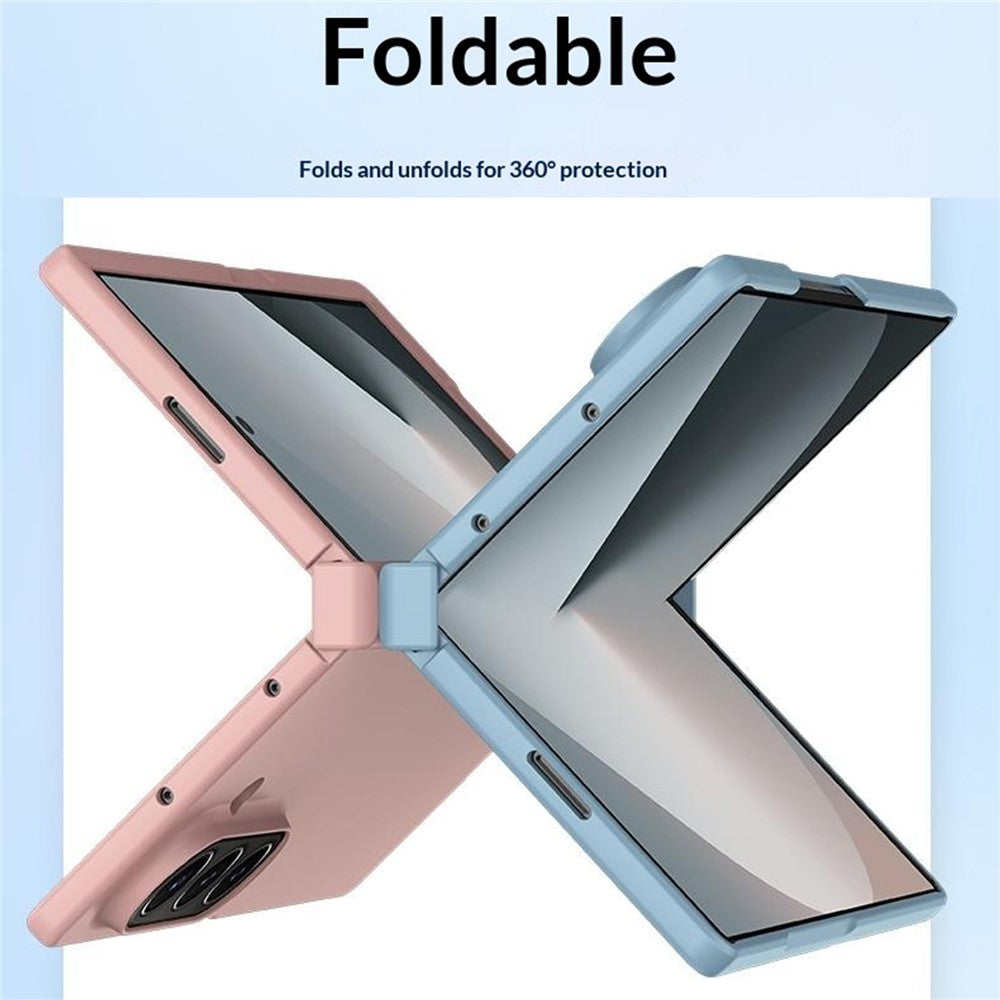 For Samsung Galaxy Z Fold8 Ultra Case Skin Feel PC Phone Cover with Hinge Protection