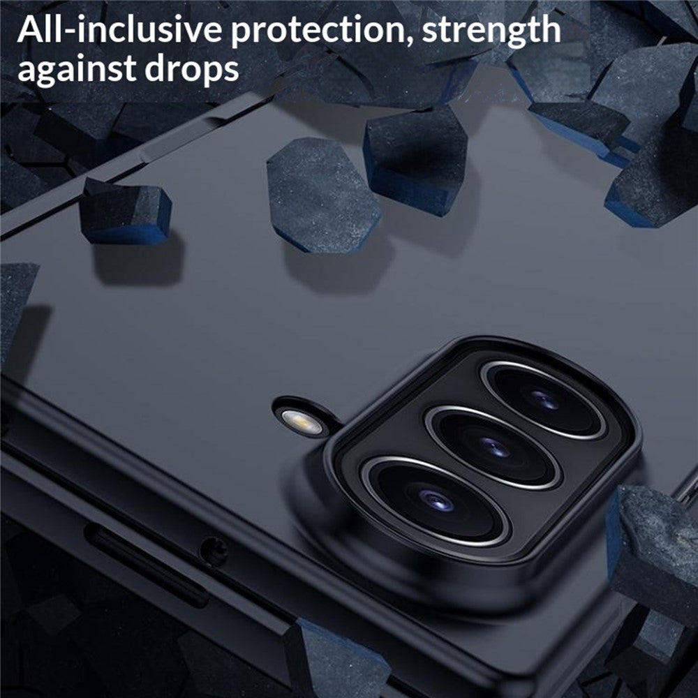 For Samsung Galaxy Z Fold8 Ultra Case Skin Feel PC Phone Cover with Hinge Protection