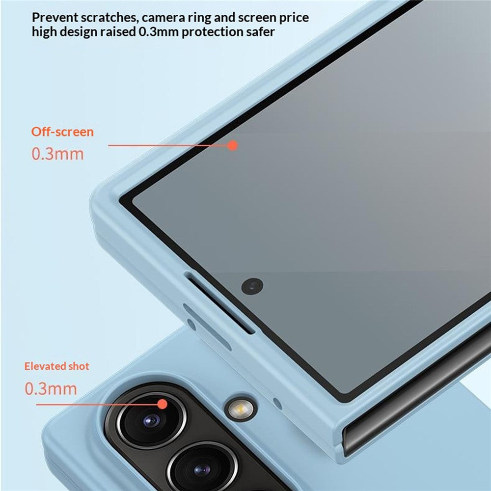 For Samsung Galaxy Z Fold8 Ultra Case Large Window Hard PC Phone Cover with Screen Film
