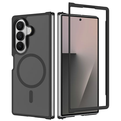 For Samsung Galaxy Z Fold8 Ultra Magnetic Case TPU Frame Acrylic Back Phone Cover Skin Touch