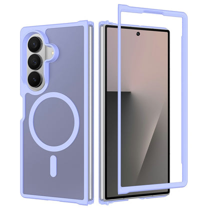 For Samsung Galaxy Z Fold8 Ultra Magnetic Case TPU Frame Acrylic Back Phone Cover Skin Touch