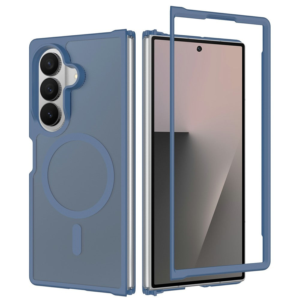 For Samsung Galaxy Z Fold8 Ultra Magnetic Case TPU Frame Acrylic Back Phone Cover Skin Touch