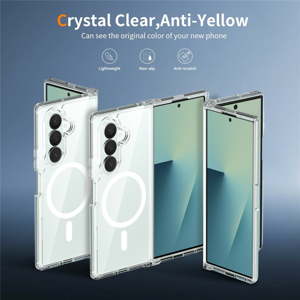For Samsung Galaxy Z Fold8 Ultra Magnetic Case 2.0mm Scratch Resistant TPU + PC Phone Cover