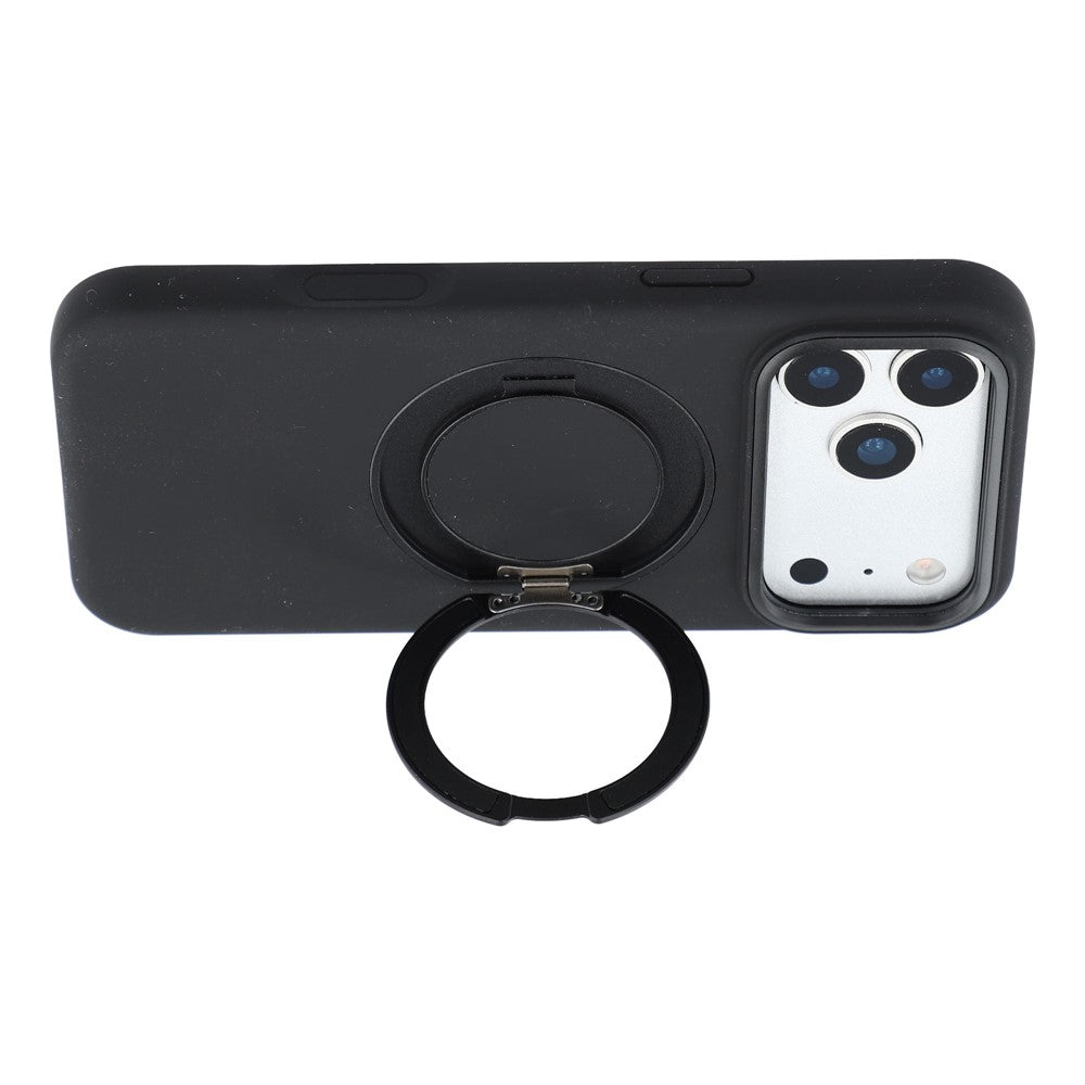 X-LEVEL for iPhone 17 Pro Max Magnetic Case Rotating Kickstand Silicone + Tech Fabric Scratch-Resistant Phone Cover