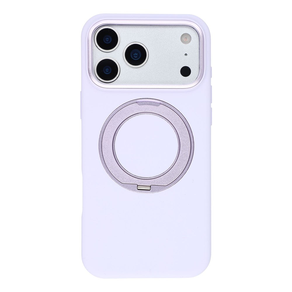 X-LEVEL for iPhone 17 Pro Magnetic Case Rotating Kickstand Silicone + Tech Fabric Scratch-Resistant Phone Cover