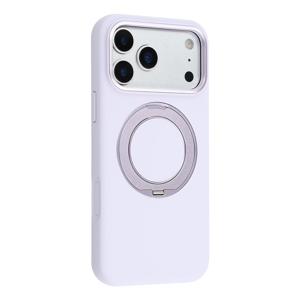 X-LEVEL for iPhone 17 Pro Magnetic Case Rotating Kickstand Silicone + Tech Fabric Scratch-Resistant Phone Cover