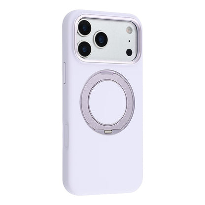 X-LEVEL for iPhone 17 Pro Magnetic Case Rotating Kickstand Silicone + Tech Fabric Scratch-Resistant Phone Cover