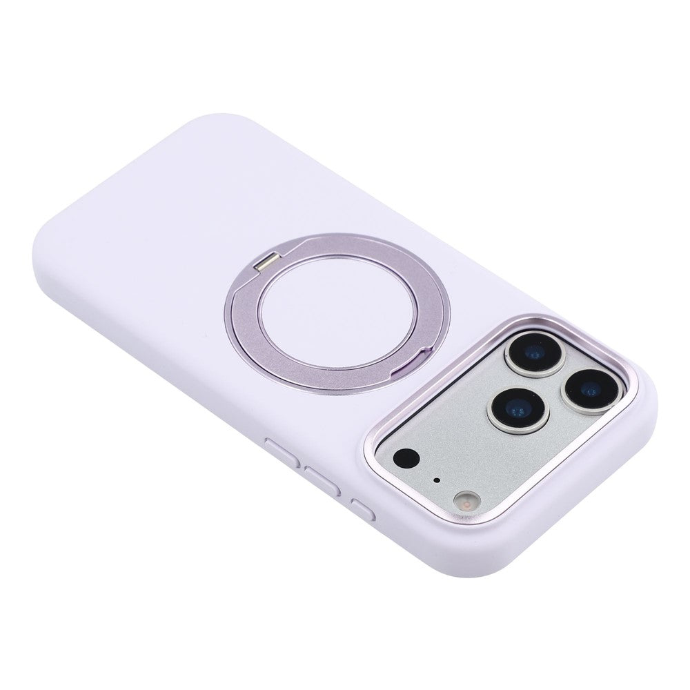 X-LEVEL for iPhone 17 Pro Magnetic Case Rotating Kickstand Silicone + Tech Fabric Scratch-Resistant Phone Cover